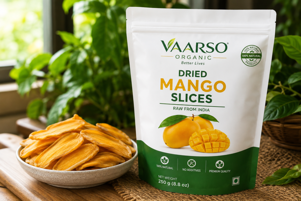 Vaarso Organic Dried Mango Slices